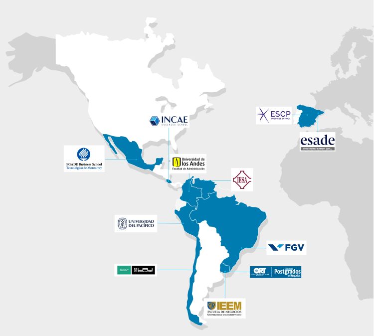 Mapa instituciones aliadas CBCC