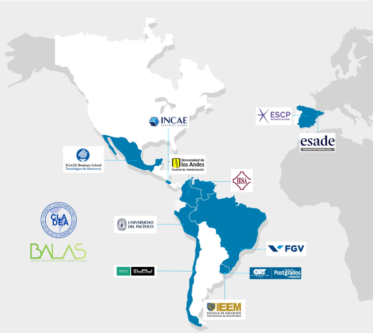 Mapa instituciones aliadas CBCC